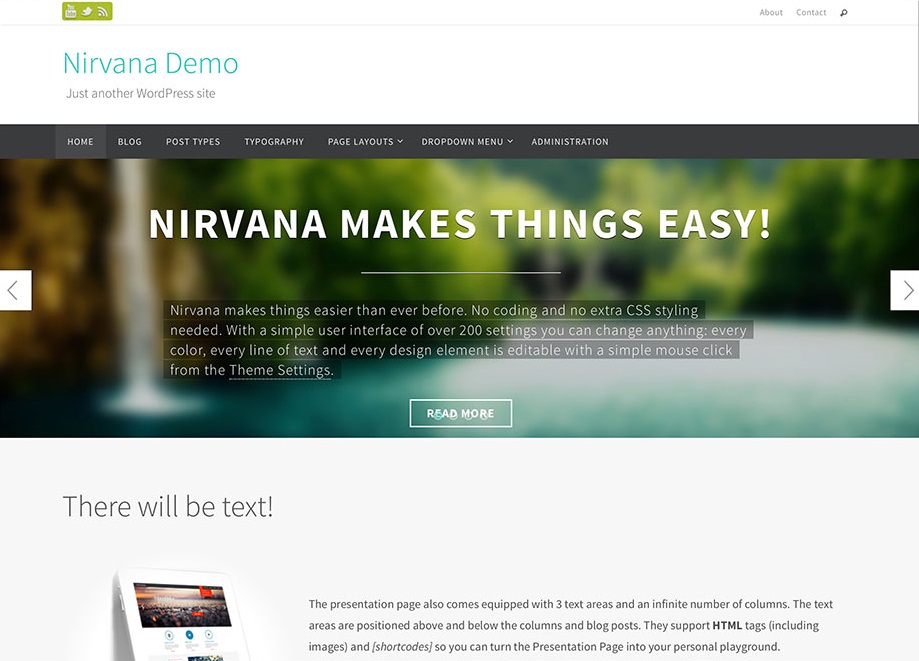 Nirvana Travel WordPress Theme