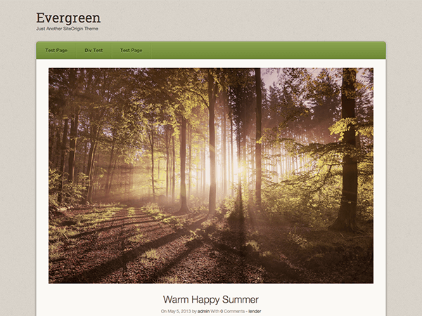 Origami Evergreen Premium Farmin WordPress Theme