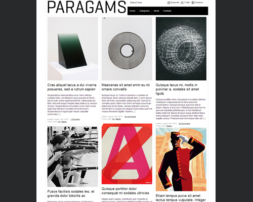 Paragrams Creative WordPress Theme