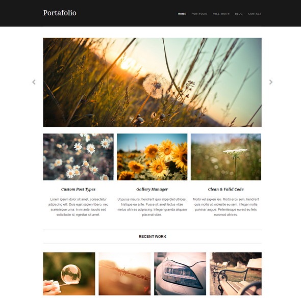 Portafolio Portfolio WordPress Theme