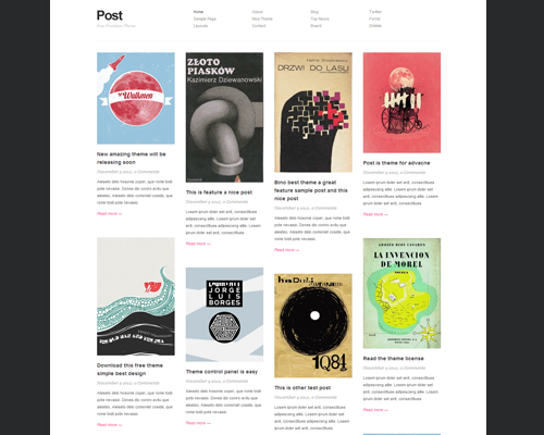 Post Creative WordPress Theme