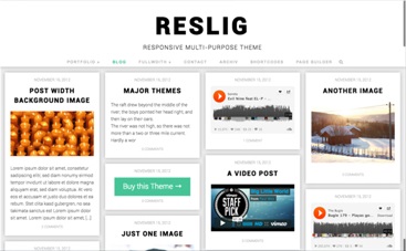 Rezlig Creative WordPress Theme