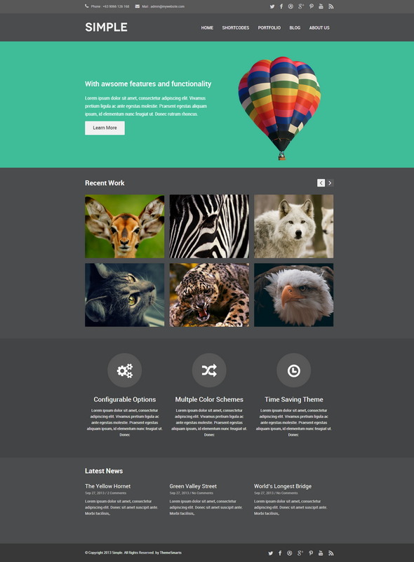 Simple Premium WordPress Theme