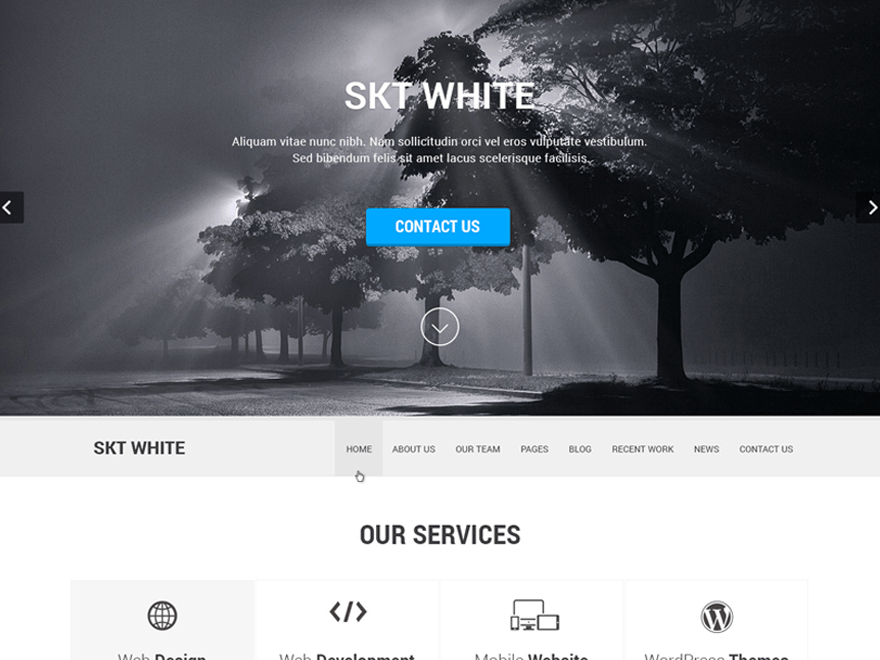 SKT White Wedding WordPress Theme