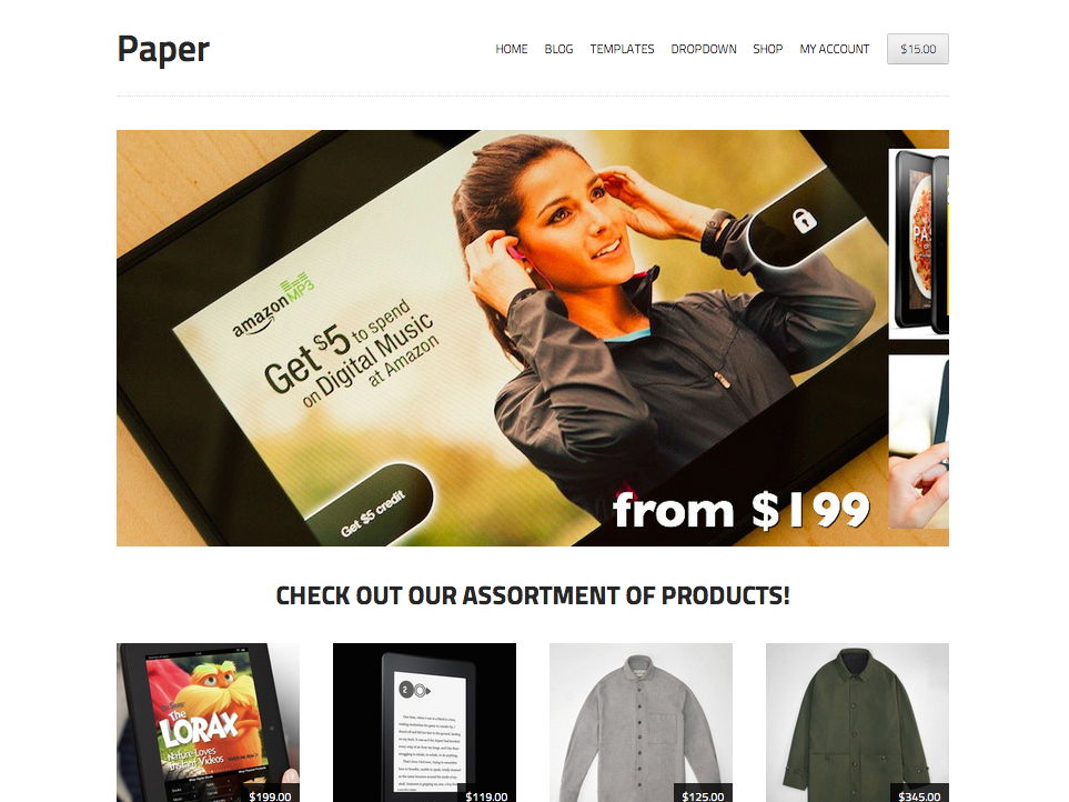 Storefront Paper Lawyer WordPress Theme