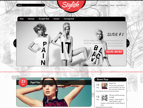 Stylish Fashion WordPress Theme