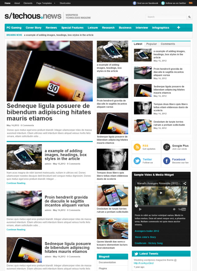 TechMag Technology WordPress Theme