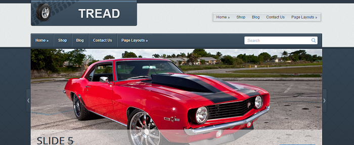 Tread Automotive WordPress Theme