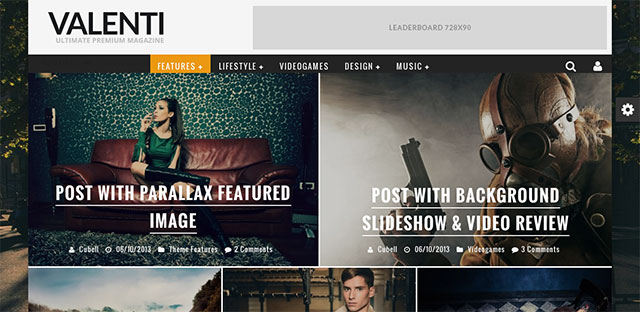 Valenti Review WordPress Theme