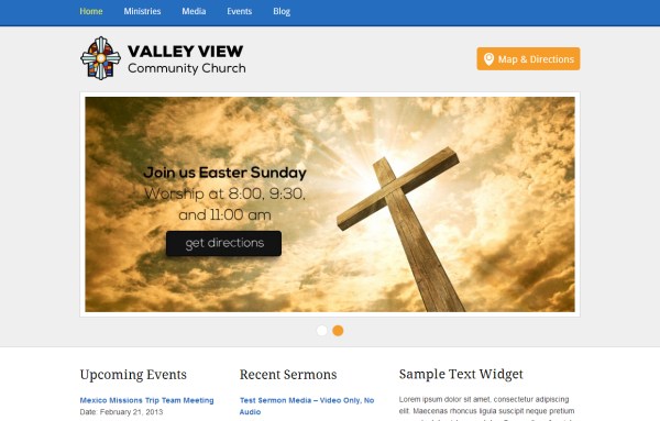 Versatile Church WordPress Theme