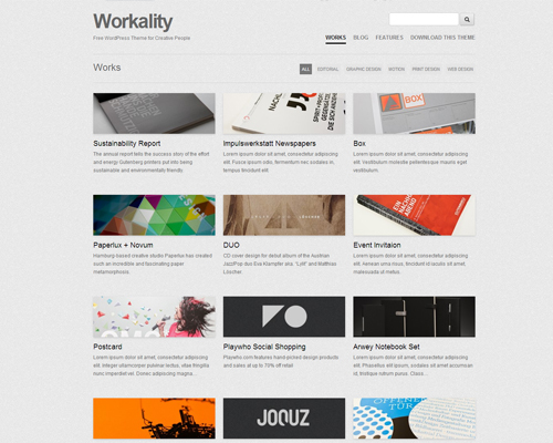 Workality Creative WordPress Theme