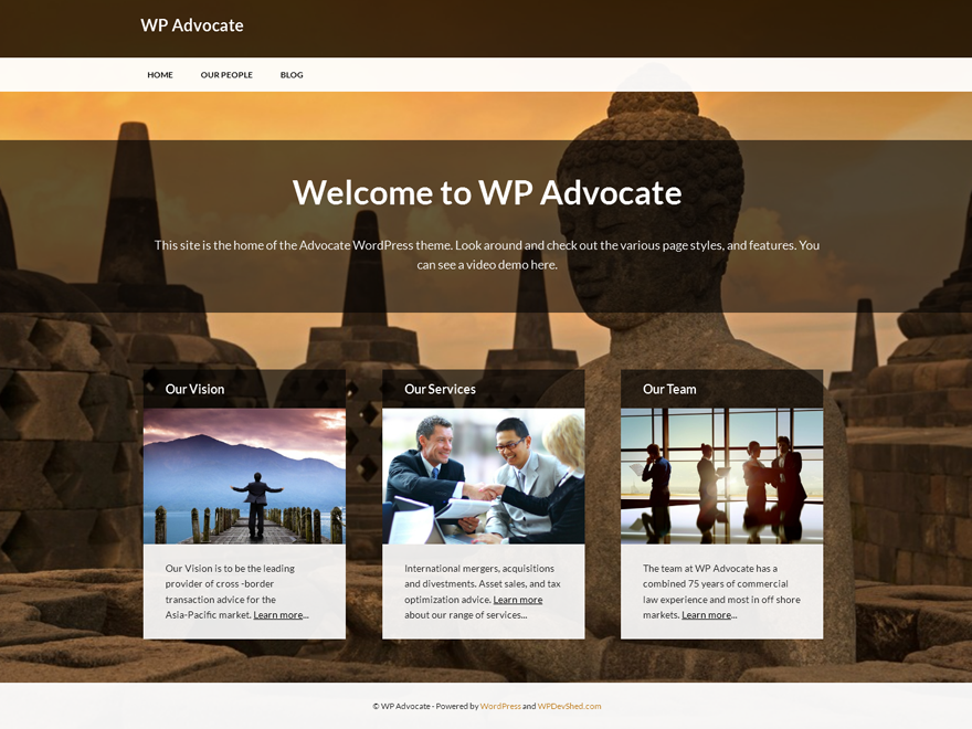 WP Advocate Lawyer WordPress Theme