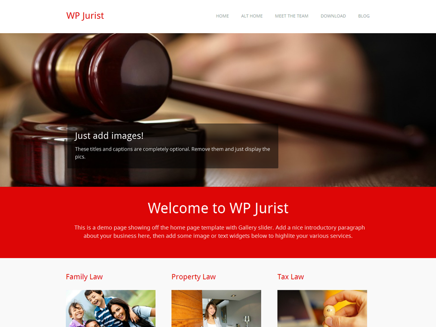 WP Jurist Lawyer WordPress Theme