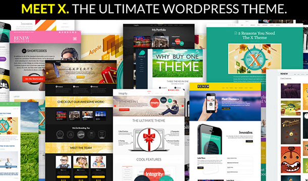 X Premium Drag and Drop WordPress Theme