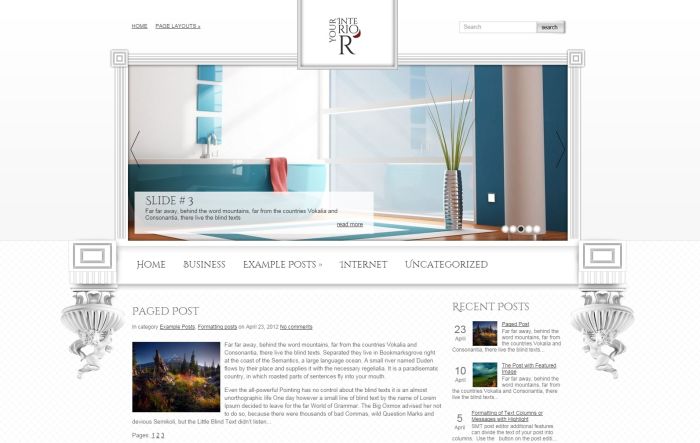 YourInterior interior Design WordPress Theme