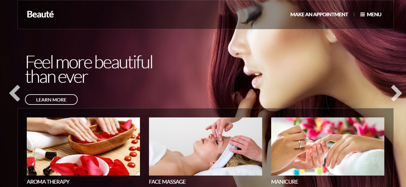 Beaute Salon And Spa WordPress Theme