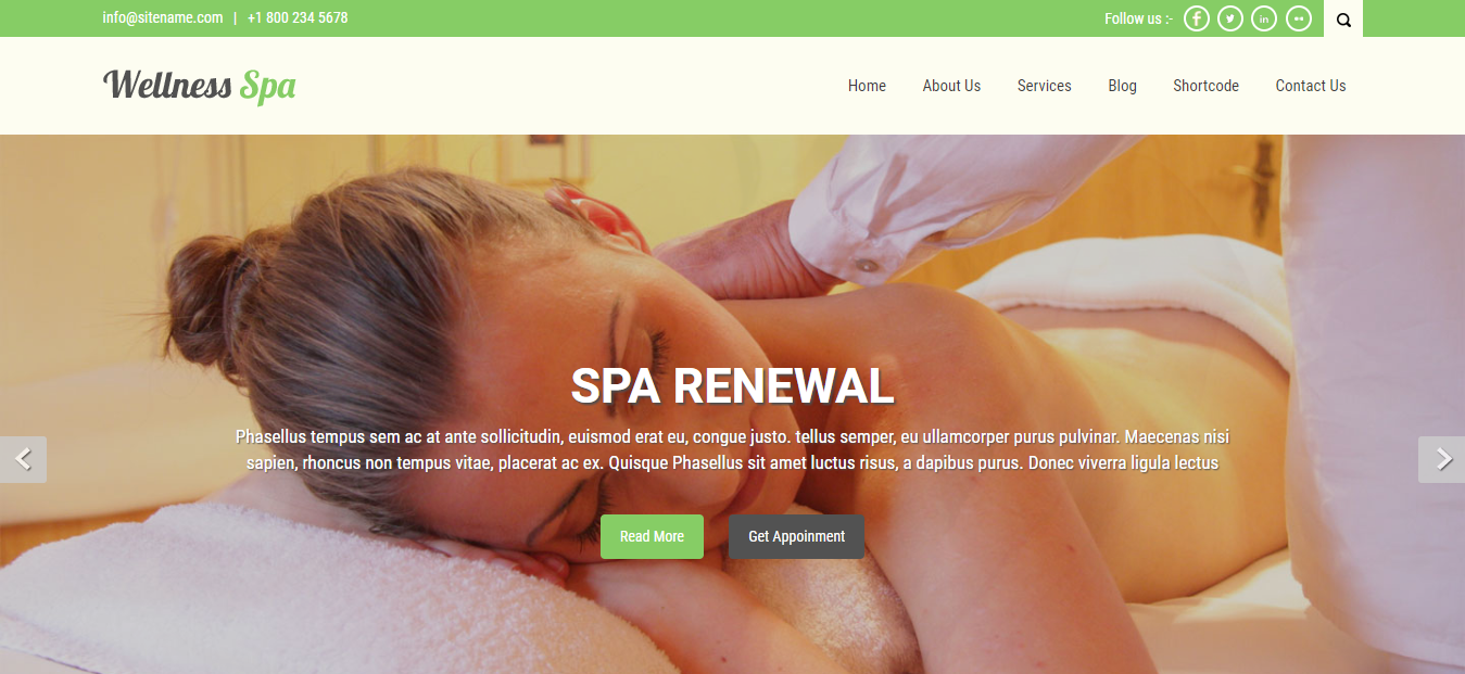 Beauty Spa Lite Salon And Spa WordPress Theme