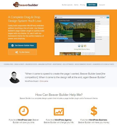 Beaver Builder WordPress Page Builders