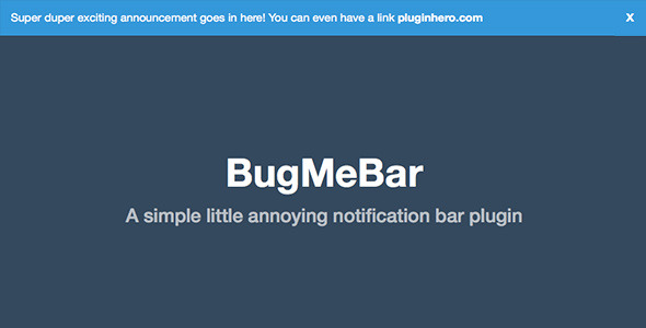 BugMeBar WordPress Notication Plugins