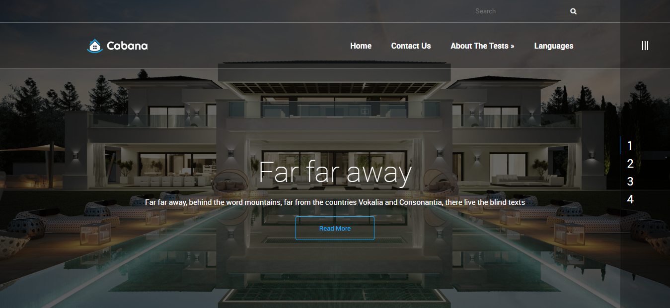 Cabana Real Estate WordPress Theme