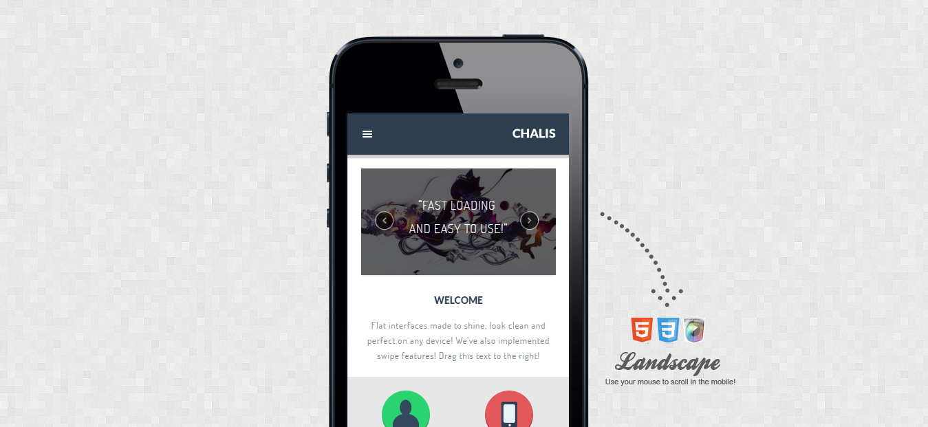 Chalis Free And Premium Mobile WordPress Theme