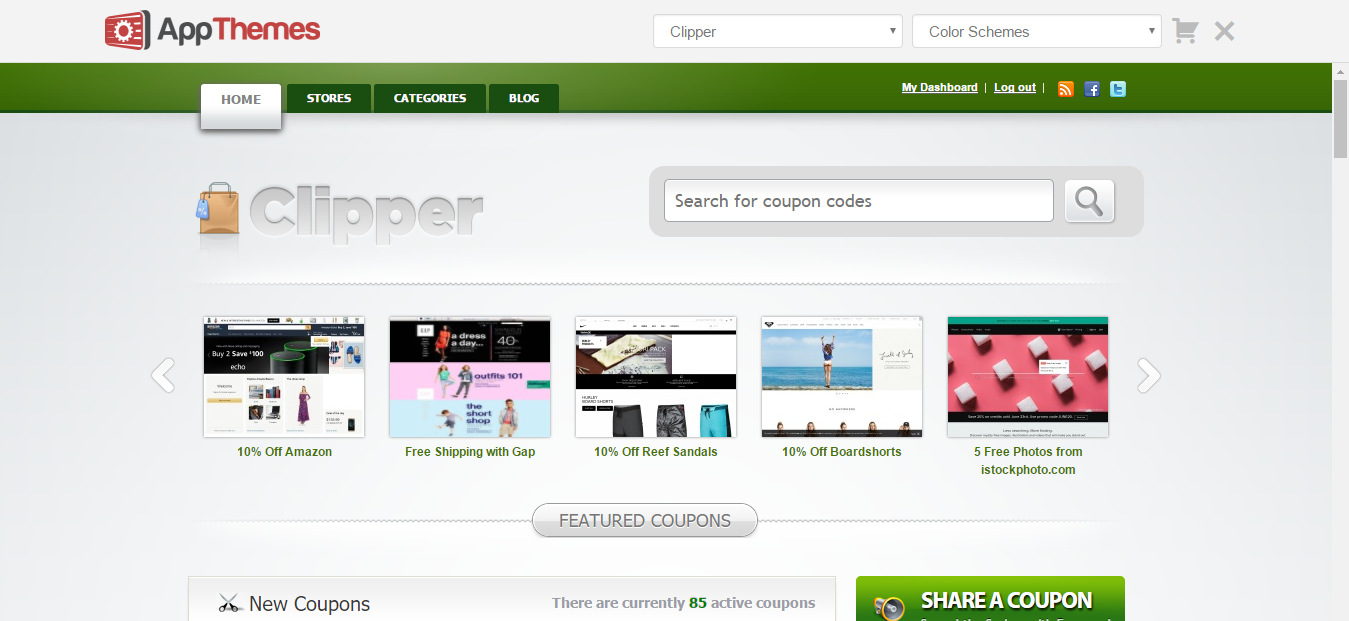 Clipper Coupons And Deals WordPress Theme