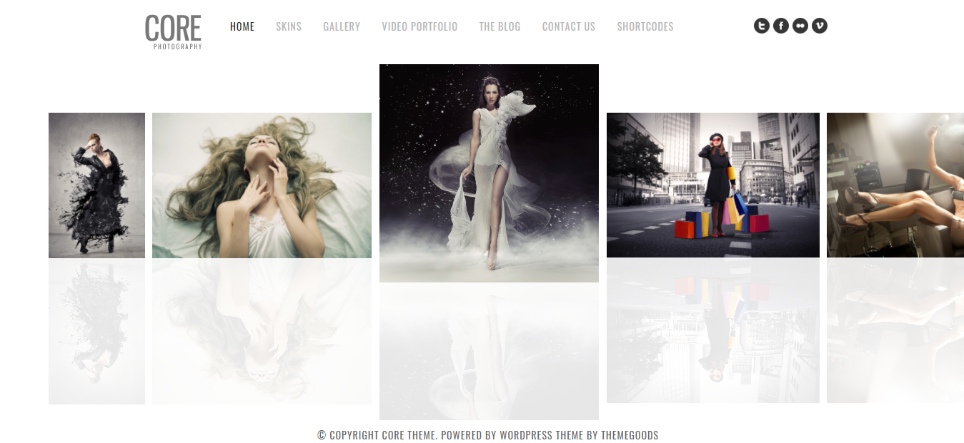 Core Horizontal WordPress Theme