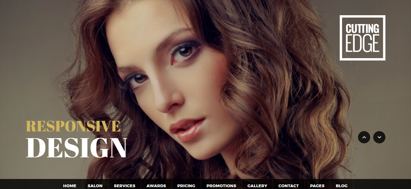 Cutting Edge Salon And Spa WordPress Theme