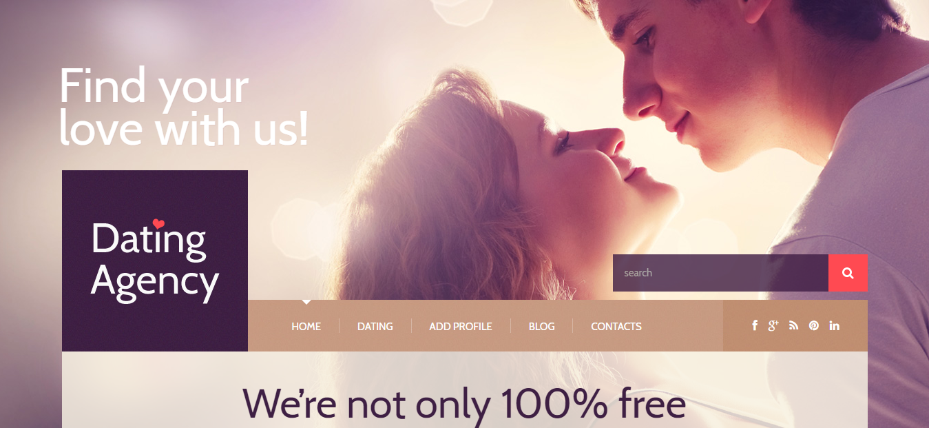 Dating Responsive Free And Premium Dating WordPress Theme