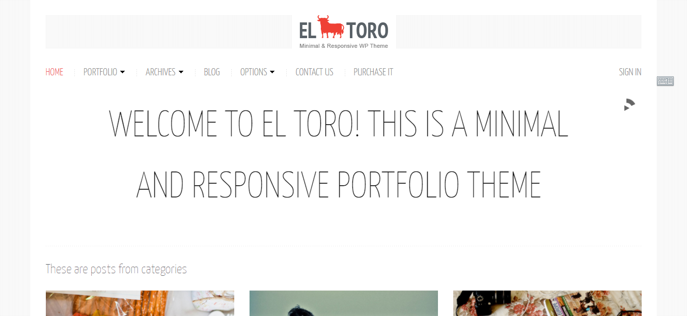 El Toro Content Sharing WordPress Theme