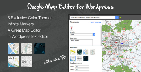 Google Maps Editor WordPress Google Maps Plugins