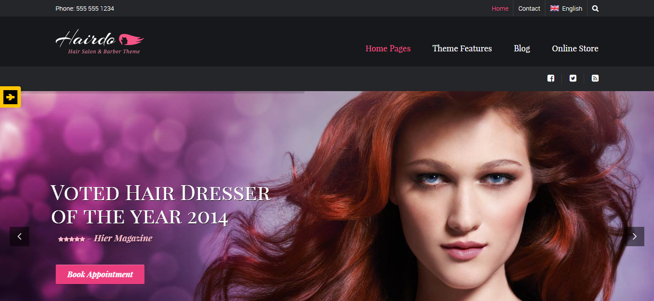 Hairdo Salon And Spa WordPress Theme