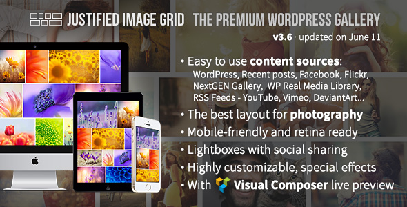 Justified Image Grid WordPress Gallery Plugins