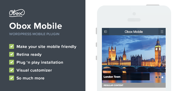 Obox Mobile WordPress Mobile Optimization Plugins