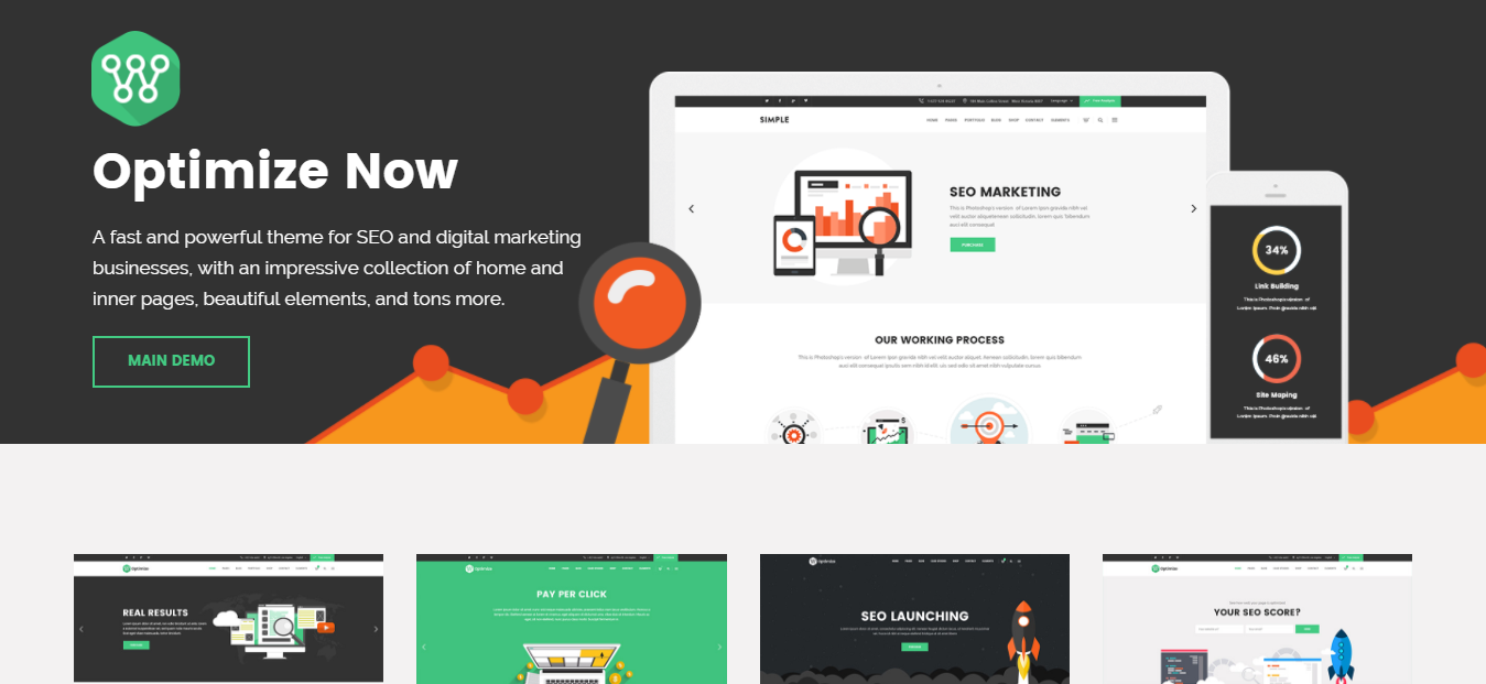 Optimize Best Marketing WordPress Themes