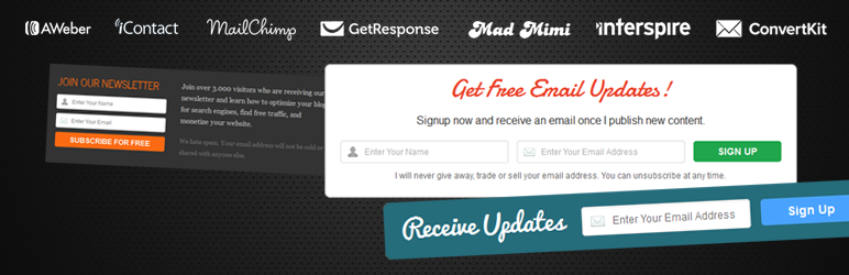 Optin Forms WordPress Newsletter Plugins