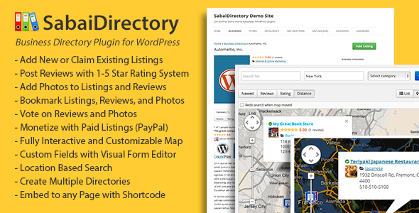 Sabai WordPress Directory Plugins