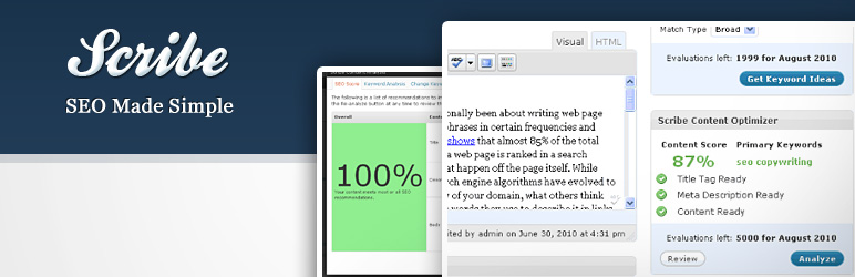 Scribe SEO Free SEO WordPress Plugins