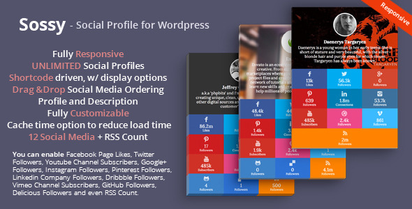 Sossy Social Media Plugins