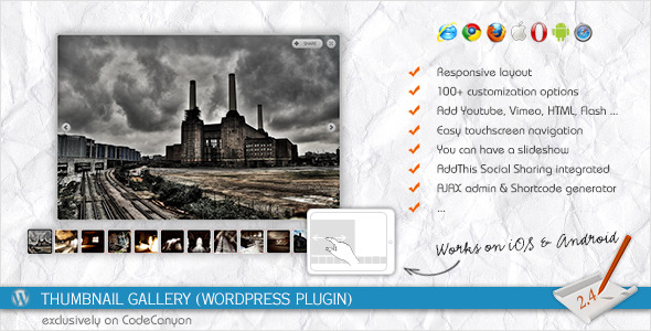 Thumbnail Gallery WordPress Gallery Plugins