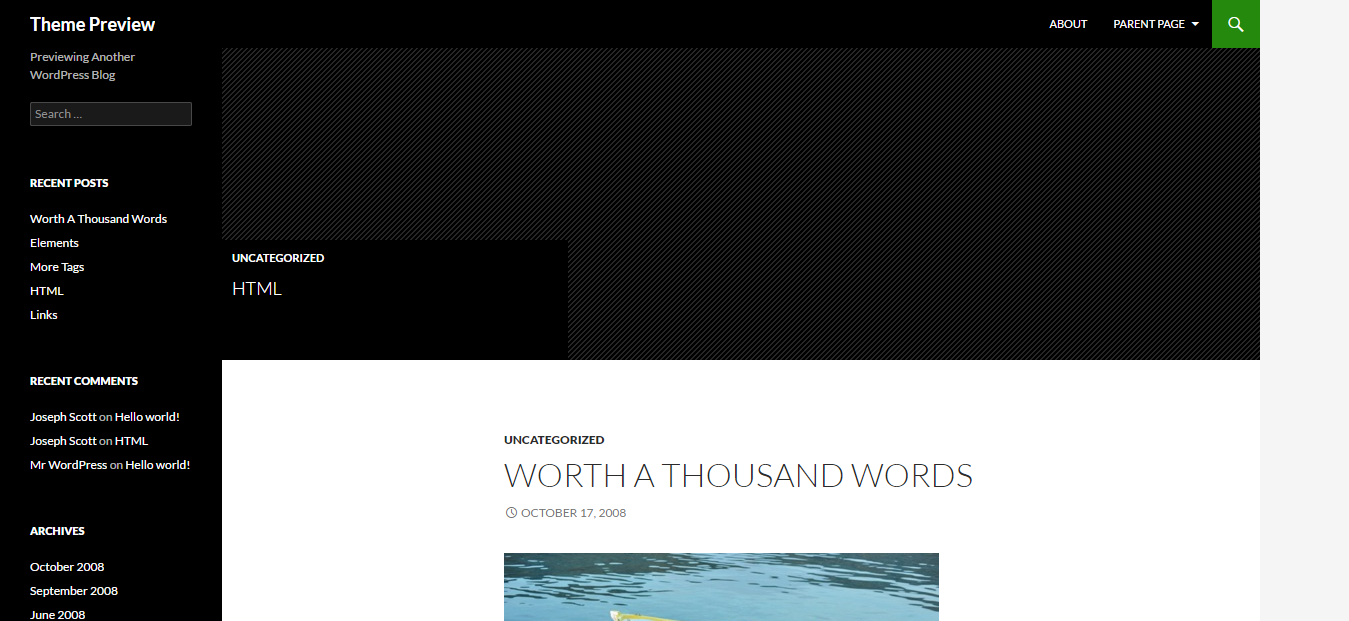 Twenty Fourteen Free And Premium HTML5 WordPress Theme