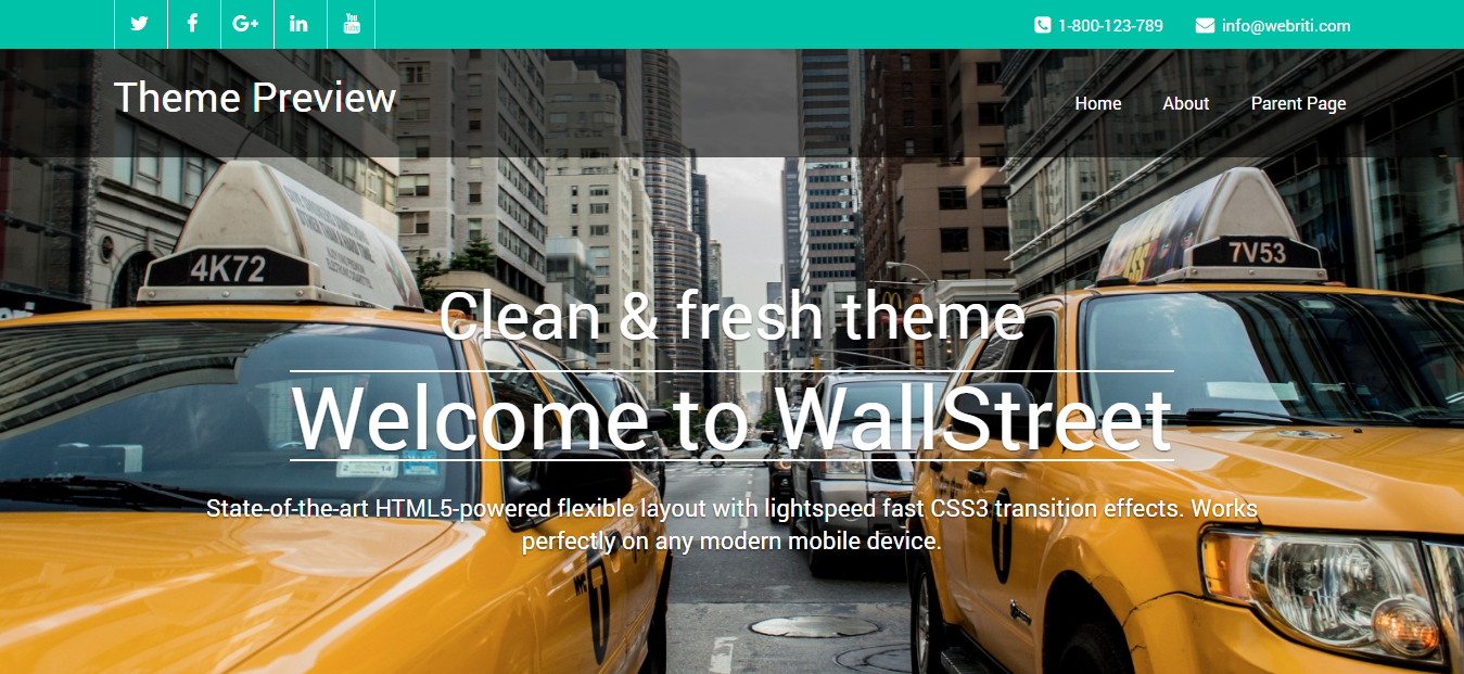 Wallstreet Free And Premium Finance WordPress Theme