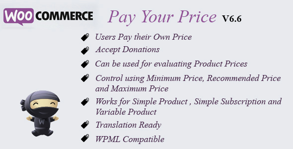 WooCommerce Pay Your Price WordPress Donation Plugins